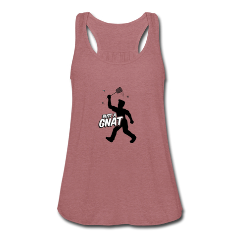 Women's Flowy Tank Top - Bust A Gnat - mauve