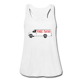 Women's Flowy Tank Top - Free Taco Van - white