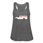 Women's Flowy Tank Top - Free Taco Van - deep heather