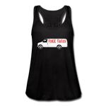 Women's Flowy Tank Top - Free Taco Van - black