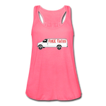 Women's Flowy Tank Top - Free Taco Van - neon pink