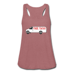 Women's Flowy Tank Top - Free Taco Van - mauve