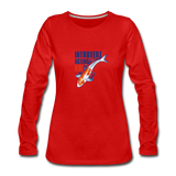 Women's Long Sleeve T-Shirt - Introvert Acting Koi - red