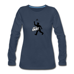 Women's Long Sleeve T-Shirt -  Bust A Gnat - navy