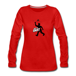 Women's Long Sleeve T-Shirt -  Bust A Gnat - red