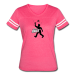 Women's Vintage T-Shirt - Bust A Gnat - vintage pink/white