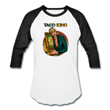 Baseball T-Shirt - Taco King - white/black