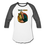 Baseball T-Shirt - Taco King - white/charcoal