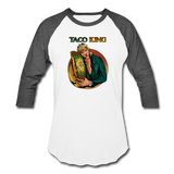 Baseball T-Shirt - Taco King - white/charcoal