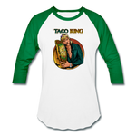 Baseball T-Shirt - Taco King - white/kelly green