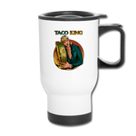 Travel Mug - Taco King - white