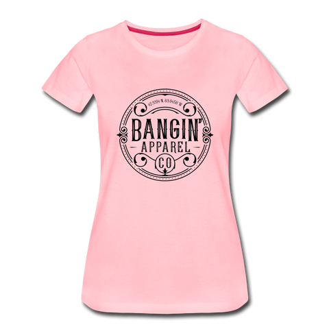 Women’s T-Shirt - Bangin' Apparel Co. Logo (Black) - pink