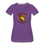 Women’s T-Shirt - Catch Tacos Not Feelings - purple