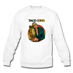 Crewneck Sweatshirt - Taco King - white