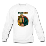 Crewneck Sweatshirt - Taco King - white