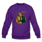 Crewneck Sweatshirt - Taco King - purple