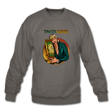 Crewneck Sweatshirt - Taco King - asphalt gray