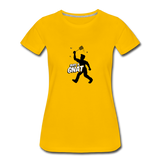 Women’s T-Shirt - Bust A Gnat - sun yellow