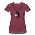 Women’s T-Shirt - Bust A Gnat - heather burgundy