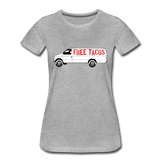 Women’s T-Shirt - Free Taco Van - heather gray