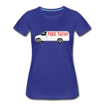 Women’s T-Shirt - Free Taco Van - royal blue