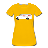 Women’s T-Shirt - Free Taco Van - sun yellow