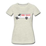 Women’s T-Shirt - Free Taco Van - heather oatmeal