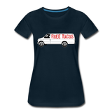 Women’s T-Shirt - Free Taco Van - deep navy