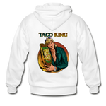 Men's Heavy Blend Zip Hoodie - Taco King - white