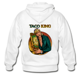 Men's Heavy Blend Zip Hoodie - Taco King - white