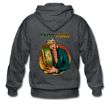 Men's Heavy Blend Zip Hoodie - Taco King - deep heather