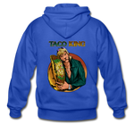 Men's Heavy Blend Zip Hoodie - Taco King - royal blue