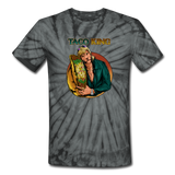 Unisex Tie Dye T-Shirt - Taco King - spider black