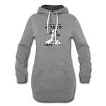 Women's Hoodie Dress - This Is A Taco - heather gray