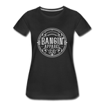 Women’s T-Shirt - Bangin' Apparel Co. Logo (White) - black