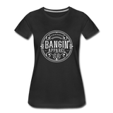 Women’s T-Shirt - Bangin' Apparel Co. Logo (White) - black