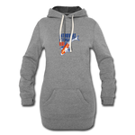 Women's Hoodie Dress - Introvert Acting Koi - heather gray