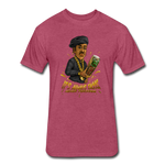 Men's Fitted T-Shirt - It's Always Tacos - heather burgundy