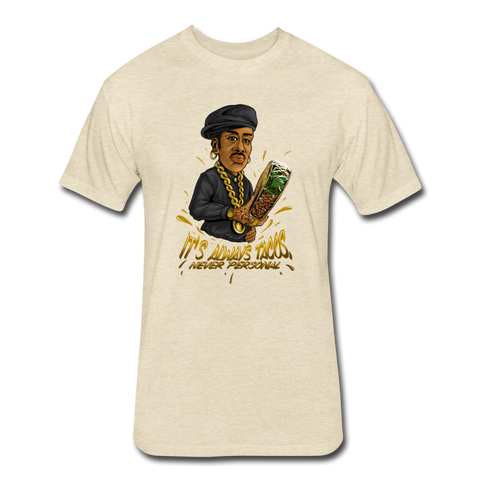 Men's Fitted T-Shirt - It's Always Tacos - heather cream