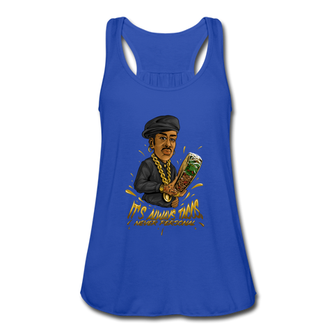 Women's Flowy Tank Top - It's Always Tacos - royal blue