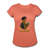 Women's Tri-Blend V-Neck T-Shirt - It's Always Tacos - heather bronze