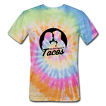 Unisex Tie Dye T-Shirt - My Love Language Is Tacos - rainbow