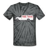 Unisex Tie Dye T-Shirt - Free Taco Van - spider black