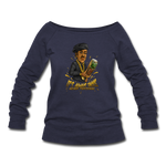 Women's Wideneck Sweatshirt - It's Always Tacos - melange navy