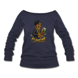 Women's Wideneck Sweatshirt - It's Always Tacos - melange navy