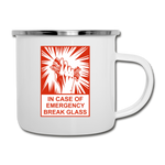 Camper Mug - In Case of Emergency (Bacon) - white