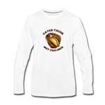 Men's Long Sleeve T-Shirt – Catch Tacos Not Feelings - white