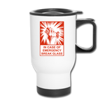 Travel Mug - In Case of Emergency (Bacon) - white