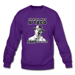 Crewneck Sweatshirt - This Is A Taco - purple