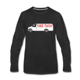 Men's Long Sleeve T-Shirt – Free Taco Van - black